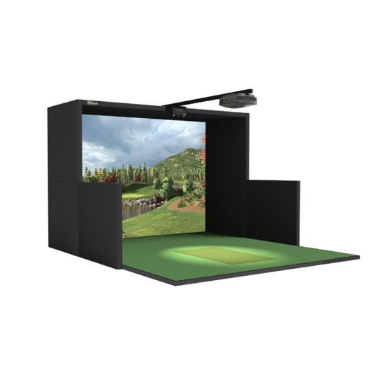 SimBooth Kit 1 4K Golf Simulator Package golf simulator package for indoor golf simulator setup