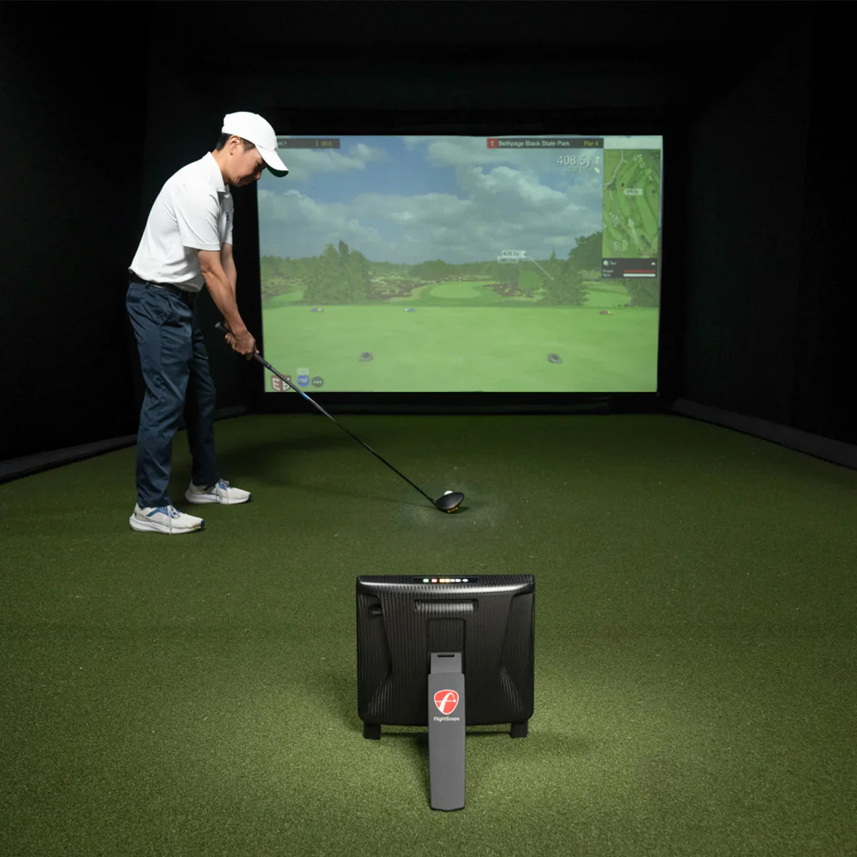FlightScope X3C Launch Monitor / Golf Simulator golf launch monitor for indoor golf simulator setup