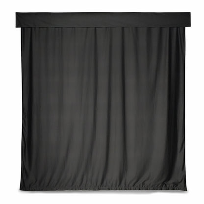 Carl's Place Golf Room Curtain golf simulator enclosure for indoor golf simulator setup
