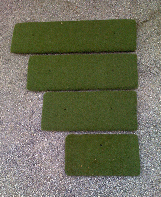 Real Feel Country Club Elite Hitting Strip golf hitting mat for indoor golf simulator setup
