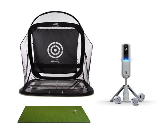Rapsodo MLM2PRO SPG-7 - CCE 5x3 Practice Package golf launch monitor for indoor golf simulator setup