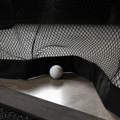 Carl's Place Golf Room Curtain golf simulator enclosure for indoor golf simulator setup