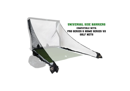 Net Return Universal Side Barriers {Pro & Home} golf practice net for indoor golf simulator setup